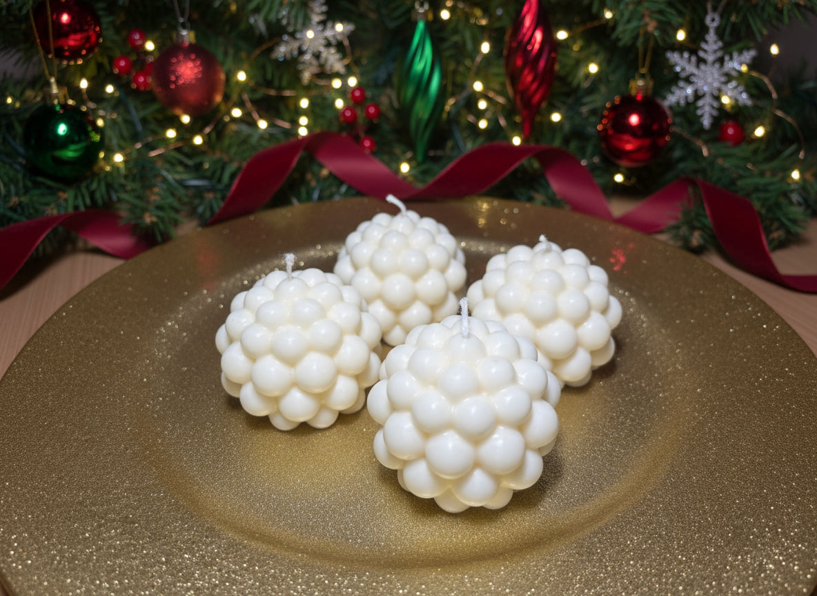 Adventne sveče bubble okrogle