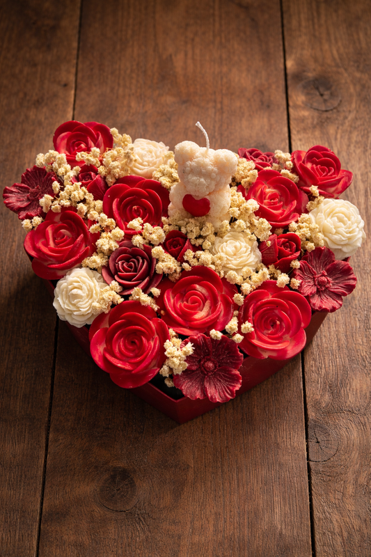 Valentinov box z medvedkom